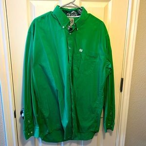 Cinch/ Long Sleeve Button Up / Large